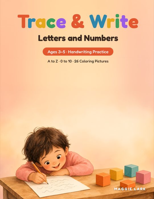 Trace & Write: Letters and Numbers cover